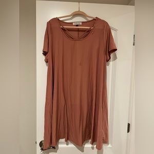 Pink Planet Gold Dress size 2X